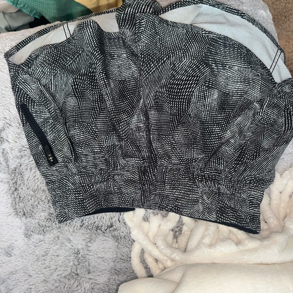 Lululemon Black and White Shorts